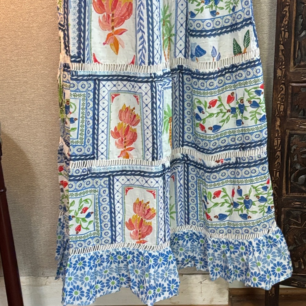 FARM Rio Multicolor Floral Patchwork Dress - Picture 2 of 4
